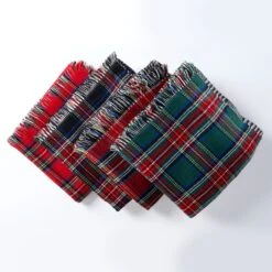 Plaid Patterned Scotland Scarf, Double-Sided Warm Winter Neck Scarf For Women, Evening Shawls & Wraps, Hostess Gift, Christmas Gift For Her -Jewellery Soldes Boutique il fullxfull.5607377683 3yy9