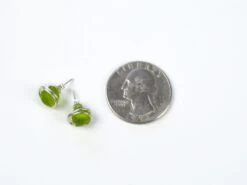 Green Sea Glass Studs • Sterling Silver Posts • Hypoallergenic Earrings • Handamade Earrings • Choose From 30 Colors • Christmas Gift Ideas -Jewellery Soldes Boutique il fullxfull.5616189819 6h76