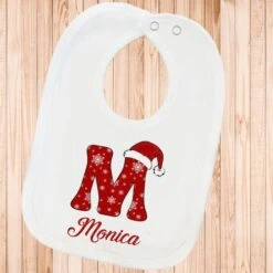 Personalised Christmas Baby Bibs | Custom Baby Bib | Cotton Drooling Bib | Newborn Baby Gift 13 Personalised Christmas Baby Bibs | Custom Baby Bib | Cotton Drooling Bib | Newborn Baby Gift -Jewellery Soldes Boutique il fullxfull.5626752679 lhi3