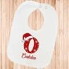 Personalised Christmas Baby Bibs | Custom Baby Bib | Cotton Drooling Bib | Newborn Baby Gift 2 Personalised Christmas Baby Bibs | Custom Baby Bib | Cotton Drooling Bib | Newborn Baby Gift -Jewellery Soldes Boutique il fullxfull.5626752763 ixj5