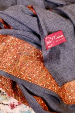 Elegant Pashmina Cashmere Shawl, Dark Grey Handmade Kashmiri Pashmina Silk Shawl, Premium Cashmere Scarfs, Soft & Warm Shawls Christmas Gift -Jewellery Soldes Boutique il fullxfull.5631732728 837i