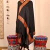Elegant Pashmina Cashmere Shawl, Black Handmade Kashmiri Pashmina Silk Shawl, Premium Cashmere Scarfs, Soft & Warm Shawls, Christmas Gift -Jewellery Soldes Boutique il fullxfull.5631953836 1ps0