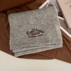 Cashmere Winter Scarf, Warm Cosy Soft Scarf, Thickened Chunky Knit Scarf, Long Colorful, Christmas Gift -Jewellery Soldes Boutique il fullxfull.5634634020 ssve