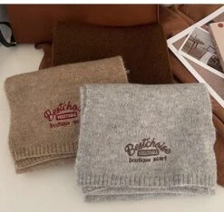 Cashmere Winter Scarf, Warm Cosy Soft Scarf, Thickened Chunky Knit Scarf, Long Colorful, Christmas Gift -Jewellery Soldes Boutique il fullxfull.5634640304 1nt1