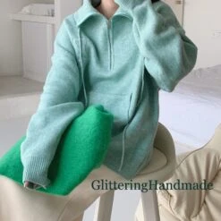 Pure Color Mohair Scarf, Klein Blue Scarf, Solid Color Basic Scarf, Fashion Shawl, Christmas Gift -Jewellery Soldes Boutique il fullxfull.5637534271 n021