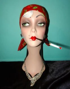 Vintage Christmas Tree & Holly Bandana -Jewellery Soldes Boutique il fullxfull.5644052619 jt2t