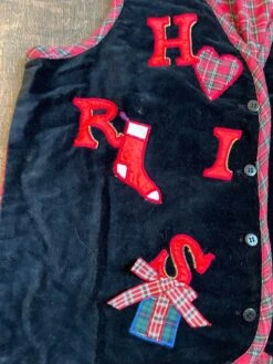 Vintage Velvet Christmas Vest,90s Teacher Christmas Vest,90s Velvet Christmas Vest,Christmas Plaid Vest, Christmas Velvet Vest,Casey & Max -Jewellery Soldes Boutique il fullxfull.5646125679 cqxm