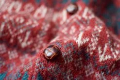 Red Vintage Vest, Pure New Wool Sweater Vest, 80s Christmas Vest, Women's Vest, Men's Vintage Vest, Patterned Vest, Size M/L -Jewellery Soldes Boutique il fullxfull.5646292347 plsc