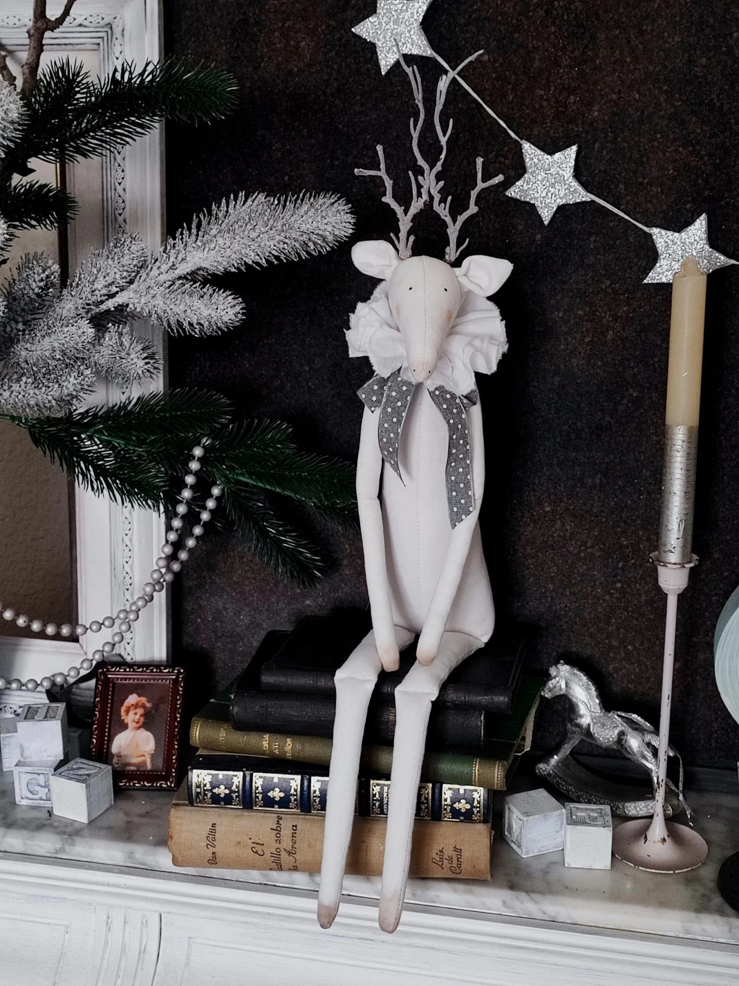 Tilda Christmas Deer Scandinavian Christmas Decorations Handmade Unique Christmas Gifts Textile Tilda Reindeer Elk Nordic Christmas Toys 6 Tilda Christmas Deer Scandinavian Christmas Decorations Handmade Unique Christmas Gifts Textile Tilda Reindeer Elk Nordic Christmas Toys - Image 4