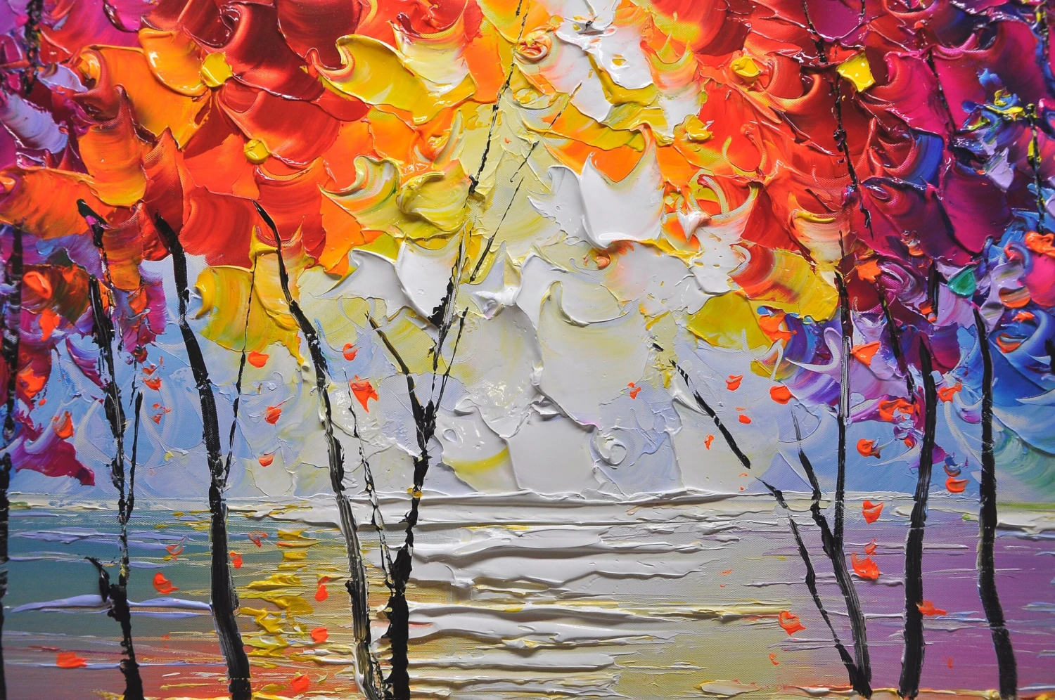 Original Acrylic Painting On Canvas Texture Forest Knife Abstract Art Wall Art For Living Room,bedroom,office,Personalized Christmas Gifts 9 Original Acrylic Painting On Canvas Texture Forest Knife Abstract Art Wall Art For Living Room,bedroom,office,Personalized Christmas Gifts - Image 7