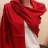 Classy Red Pashmina, Fringed Scarf ,Stylish Scarf, Classy Scarf, Red Dress, Red Accessory, Winter Soft Scarf, Christmas Gifts, Birthday -Jewellery Soldes Boutique il fullxfull.567163669 knw3
