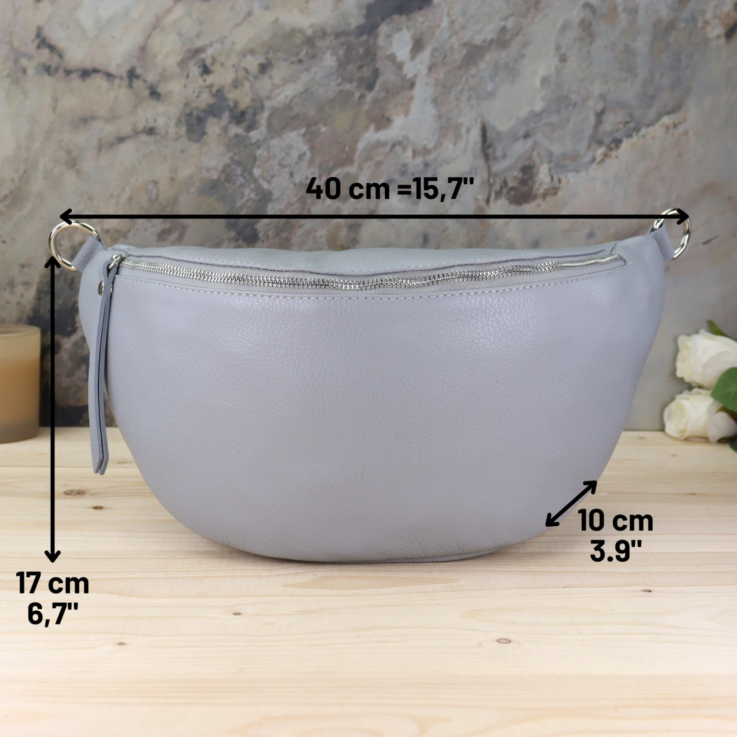 Fanny Pack With Leather Belt And Patterned Belt, Women Shoulder Bag Leather With Extra Strap, Belly Bag, Christmas And Valentine's Day Gift 4 Fanny Pack With Leather Belt And Patterned Belt, Women Shoulder Bag Leather With Extra Strap, Belly Bag, Christmas And Valentine's Day Gift - Image 2