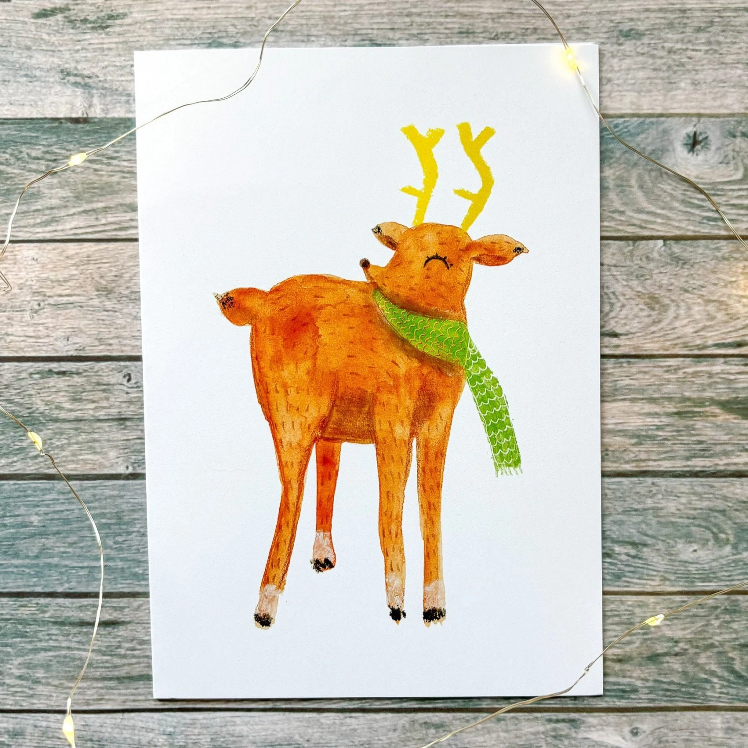 SECONDS SALE A5 Reindeer Christmas Card | Xmas Illustration | Winter | Rudolph | Festive | Snow | Ink | Watercolour | Sale | 3 SECONDS SALE A5 Reindeer Christmas Card | Xmas Illustration | Winter | Rudolph | Festive | Snow | Ink | Watercolour | Sale |