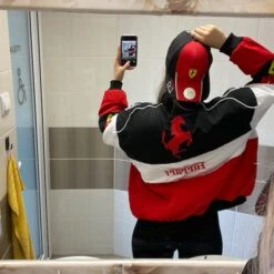 Ferrari F1 Jacket Embroidered Racing Jacket Formula 1 Vintage Unisex-Rare Black,Y2K 90s StreetwearRacing Christmas Gift Men's Clothing -Jewellery Soldes Boutique il fullxfull.5675966077 61do