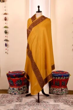 Elegant Pashmina Cashmere Shawl, Yellow Handmade Kashmiri Pashmina Silk Shawl, Premium Cashmere Scarfs, Soft & Warm Shawls, Christmas Gift -Jewellery Soldes Boutique il fullxfull.5679816327 tjlb