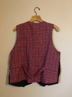 Vintage CHRISTMAS Vest Top Full Of PLAID & PRESENTS Bling Medium -Jewellery Soldes Boutique il fullxfull.5681677075 8kok