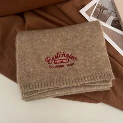 Cashmere Winter Scarf, Warm Cosy Soft Scarf, Thickened Chunky Knit Scarf, Long Colorful, Christmas Gift -Jewellery Soldes Boutique il fullxfull.5682699169 mdau