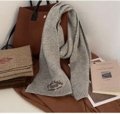 Cashmere Winter Scarf, Warm Cosy Soft Scarf, Thickened Chunky Knit Scarf, Long Colorful, Christmas Gift -Jewellery Soldes Boutique il fullxfull.5682705037 cfoj