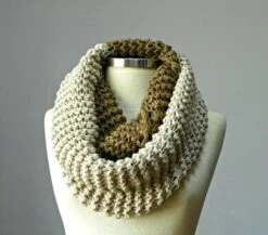 Christmas Sale, Knit Scarf, Knitted Infinity Scarf, Chunky Cowl Scarf, Hood Loop, For Man - Women Unisex Circle Scarf, Scarves -Jewellery Soldes Boutique il fullxfull.656707541 kod5