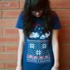 Women's Santa Dinosaur Christmas Sweater Shirt -- S M L XL -Jewellery Soldes Boutique il fullxfull.677048022 4vpf