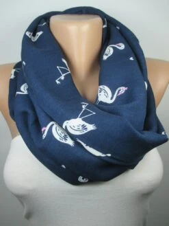 Flamingo Scarf Unique Gift For Women Baby Shower Scarf Infinity Animal Scarf Women Scarf Christmas Gift For Women For Her For Mom -Jewellery Soldes Boutique il fullxfull.681842006 hnyn