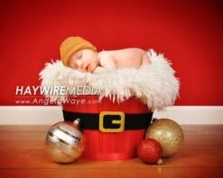 Newborn, Baby, Toddler, Child, Christmas Basket Photography Digital Backdrop Prop For Photographers
