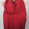 Burgundy Pashmina Scarf Shawl Unique Gift For Women Wedding Scarf Bridesmaids Gift Winter Scarf Winter Accessory Christmas Gift For Her Mom -Jewellery Soldes Boutique il fullxfull.692600508 805f