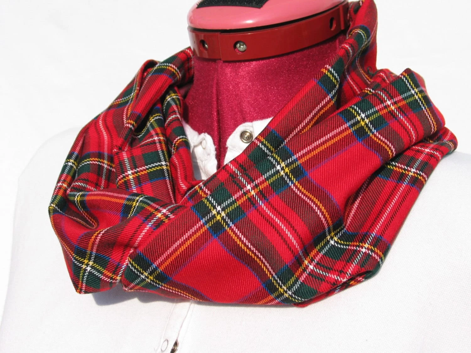 Royal Stewart Tartan Infinity Scarf A Popular Christmas Gift 3 Royal Stewart Tartan Infinity Scarf A Popular Christmas Gift