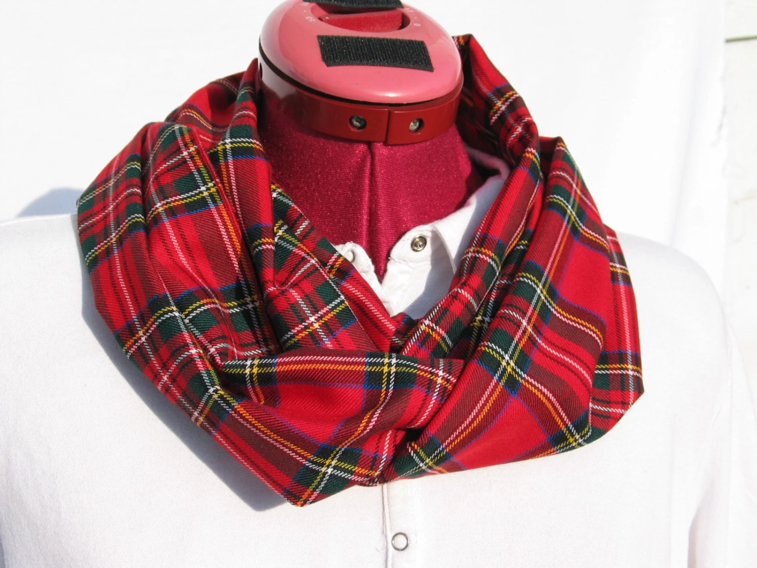 Royal Stewart Tartan Infinity Scarf A Popular Christmas Gift 5 Royal Stewart Tartan Infinity Scarf A Popular Christmas Gift - Image 3