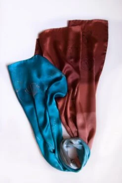 Silk Satin Shawl- Marsala Morn, Hand Painted Scarf, Bridal Wrap, Christmas Gifts For Mom 11 Silk Satin Shawl- Marsala Morn, Hand Painted Scarf, Bridal Wrap, Christmas Gifts For Mom -Jewellery Soldes Boutique il fullxfull.703456411 jjhz