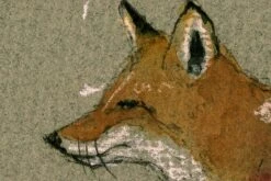 PRINT-Red Fox Snow Forest Christmas- Print Watercolor Painting Art Wall Red Fox Head Portrait - Art Print By Juan Bosco -Jewellery Soldes Boutique il fullxfull.712456532 5d22