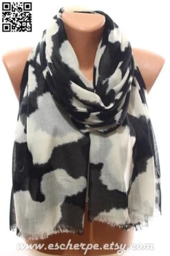 Dalmatian Scarf Scarves Wraps Women Accessories Fashion Accessories Winter Accessories Holidays Christmas Gift Ideas For Her For Him