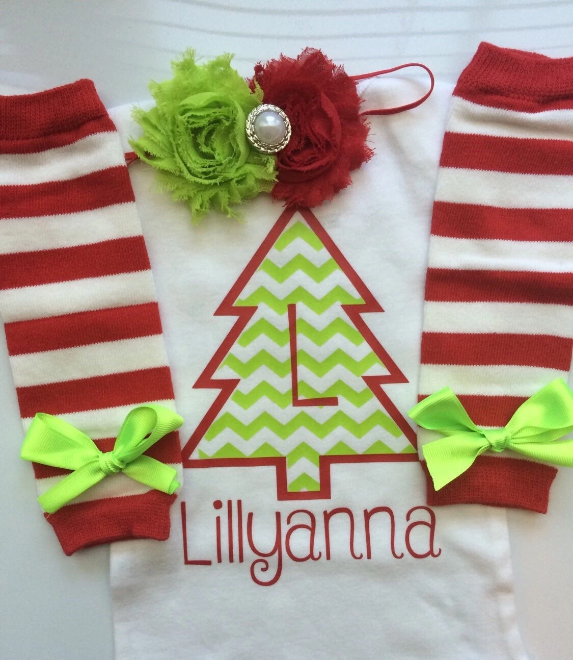 Baby Girl Christmas Outfit- Preemie Newborn And 3 Months- Newborn Leg Warmers - Personalized Christmas Outfit - Preemie Christmas 7 Baby Girl Christmas Outfit- Preemie Newborn And 3 Months- Newborn Leg Warmers - Personalized Christmas Outfit - Preemie Christmas - Image 5