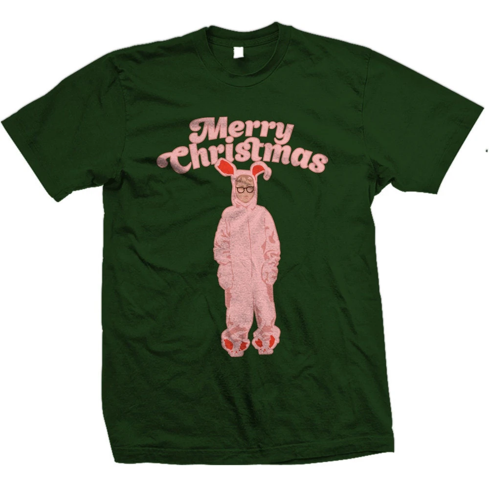 Ralphie Pink Bunny Costume A Christmas Story T-shirt 5 Ralphie Pink Bunny Costume A Christmas Story T-shirt - Image 3