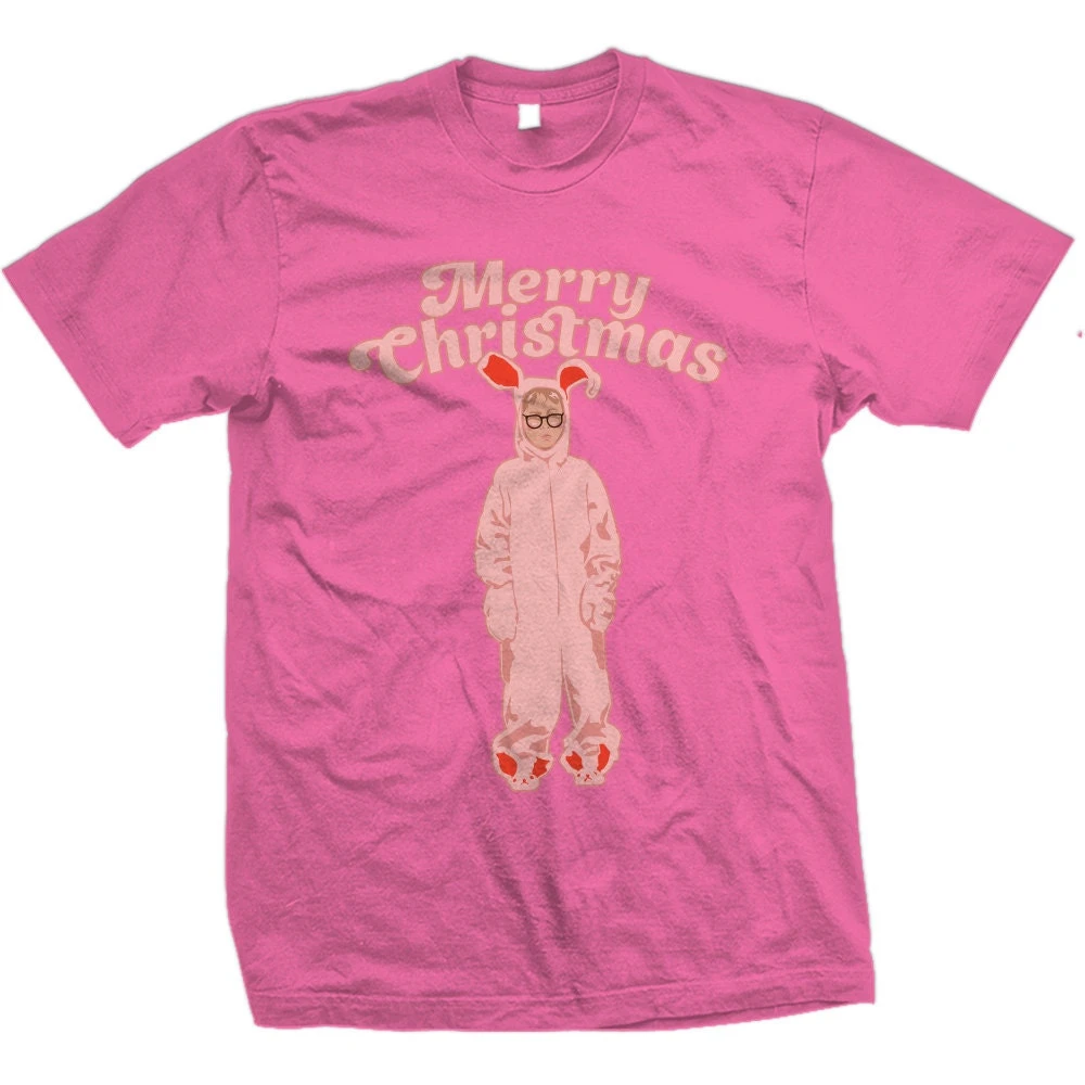 Ralphie Pink Bunny Costume A Christmas Story T-shirt 9 Ralphie Pink Bunny Costume A Christmas Story T-shirt - Image 7
