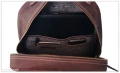 Waxed Leather Backpack/Coffee Brown Leather Backpack Men /Laptop Backpack For Men/Christmas Gift For Him/ Made In USA / FREE Personalization -Jewellery Soldes Boutique il fullxfull.835696830 rxvf