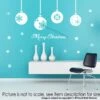 Christmas Tree Baubles Wall Sticker, Snowflake Wall Decals, Merry Christmas Decorations, Xmas Shop Window Décor D1 -Jewellery Soldes Boutique il fullxfull.842398731 72tc