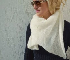 White Mohair Scarf Infinity Scarf Ivory Wool Shawl Mohair Xmas Scarf Lace Knitted Shawls Circle Scarves White Knit Christmas Scarf Infinity -Jewellery Soldes Boutique il fullxfull.849406955 8x2d