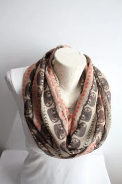 Sloth Scarf Hanging Sloth Infinity Scarf Women Accessories Cute Gifts For Friend Christmas Gift Ideas Funny Gift For Her Sloth Gifts -Jewellery Soldes Boutique il fullxfull.856744045 235f