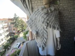 Grey Crocodile Women Shawl, Gift For Mom ,Grey Mohair Crochet, Oversized Shawl, Winter Shawl, Christmas Gift, Wedding Shawl -Jewellery Soldes Boutique il fullxfull.862383767 hguu