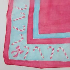 Candy Cane Scarf ~ Womens Christmas Scarf, Christmas Gift For Her, Red Christmas Accessories, Christmas Print Scarf, Candy Cane Accessories -Jewellery Soldes Boutique il fullxfull.862942472 scfg