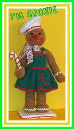 Chip & Cookie Christmas Gingerbread Doll Pattern© Updated!! 9 Chip & Cookie Christmas Gingerbread Doll Pattern© Updated!! -Jewellery Soldes Boutique il fullxfull.863453224 n53r
