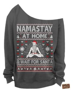 UGLY CHRISTMAS SWEATER - Namastay At Home & Wait For Santa - Yoga - Ohm - Ladies Slouchy Sweatshirt - Off The Shoulder - S,m,l,xl, Xxl, 3xl 10 UGLY CHRISTMAS SWEATER - Namastay At Home & Wait For Santa - Yoga - Ohm - Ladies Slouchy Sweatshirt - Off The Shoulder - S,m,l,xl, Xxl, 3xl -Jewellery Soldes Boutique il fullxfull.865315995 swtq 1