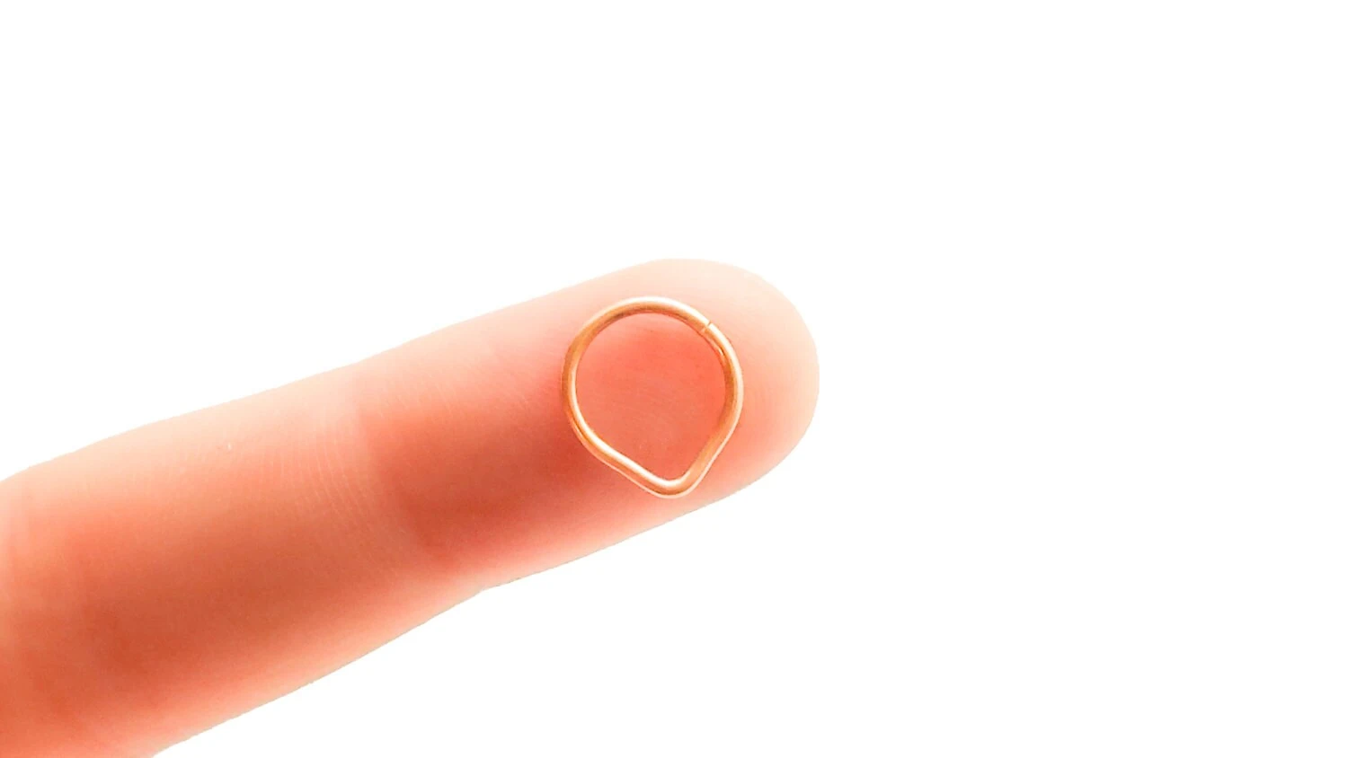 Christmas Sale - Rose Gold Helix Earring - Helix Ring - Triangle Helix Ring - Ear Jewelry Rose Gold - Rose Gold Helix Piercing Hoop 7 Christmas Sale - Rose Gold Helix Earring - Helix Ring - Triangle Helix Ring - Ear Jewelry Rose Gold - Rose Gold Helix Piercing Hoop - Image 5