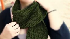 Crochet Ribbed Long Scarf/Olive Green Scarf/Unisex Ribbed Scarf/Winter Fashion Accessory/Girlfriend-Boygriend Gift/Christmas-Valentine Gift -Jewellery Soldes Boutique il fullxfull.878376607 1149