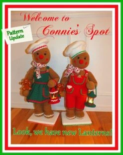 Chip & Cookie Christmas Gingerbread Doll Pattern© Updated!!
