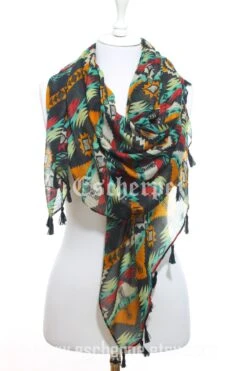 Tribal Print Aztec Tassel Scarf Woman Winter Scarf Shawl Accessories Fashion Scarf Perfect Christmas Gifts Holiday Gift Ideas For Her Mom