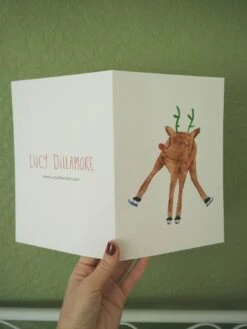 SECONDS SALE A5 Reindeer Christmas Card | Xmas Illustration | Winter | Rudolph | Festive | Snow | Ink | Watercolour | Sale | 15 SECONDS SALE A5 Reindeer Christmas Card | Xmas Illustration | Winter | Rudolph | Festive | Snow | Ink | Watercolour | Sale | -Jewellery Soldes Boutique il fullxfull.887189675 8mqt