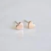 Tiny Heart Stud Earrings,Titanium Anodized Anodised 14K Rose Gold Gift For Her Wedding Bridesmaid, Christmas Gifts Anniversary Friends Love -Jewellery Soldes Boutique il fullxfull.916408654 2pog