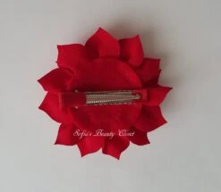 Red Flower Hair Clip, Christmas Flower Hair Clip, Poinsettia Flower Hair Clips, Red Hair Clips, Holiday Flower Clip, Xmas Flower, Poinsettia -Jewellery Soldes Boutique il fullxfull.932053851 8l00